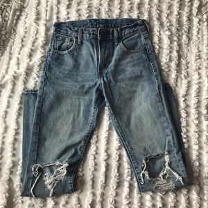 Levi’s 505 high waist jeans